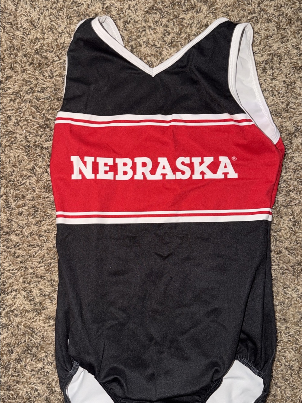 Nebraska Gymnastics Leotard